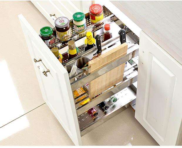 櫥柜調(diào)味拉籃安裝方法，很實(shí)用值得收藏